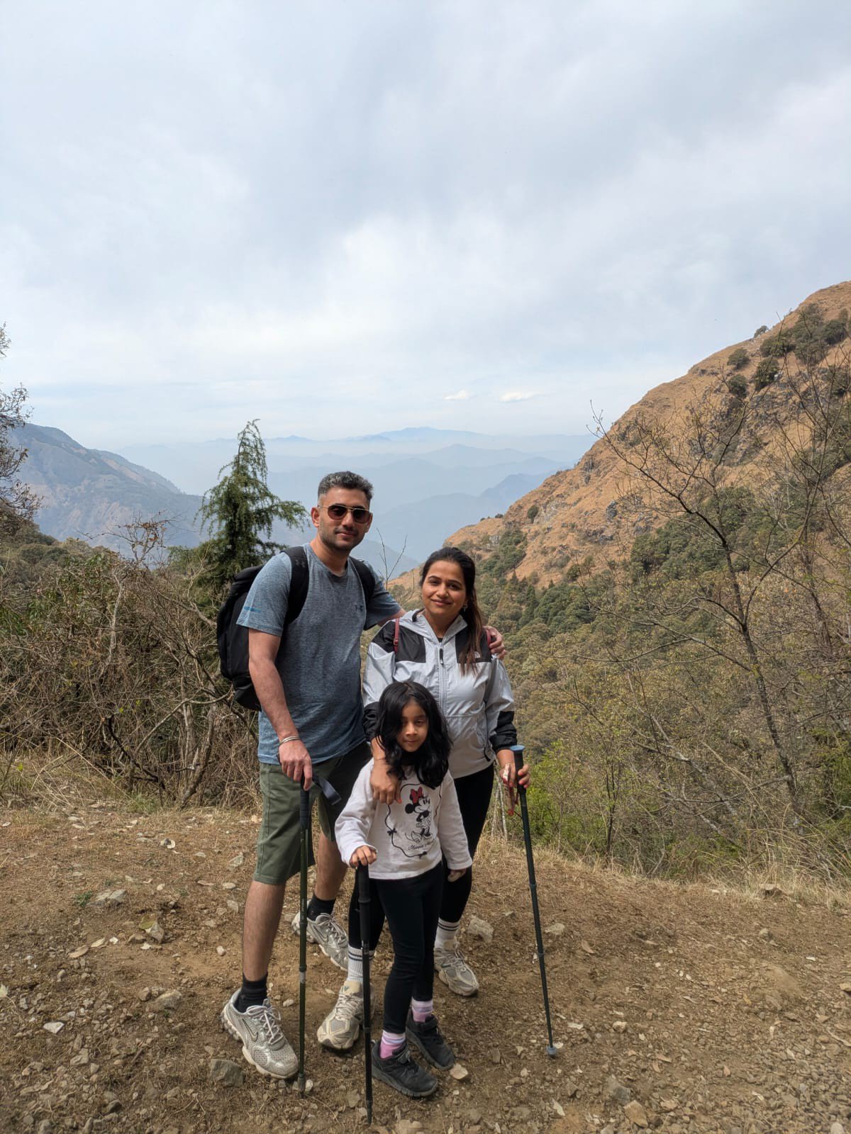 Group photo stop during a trek